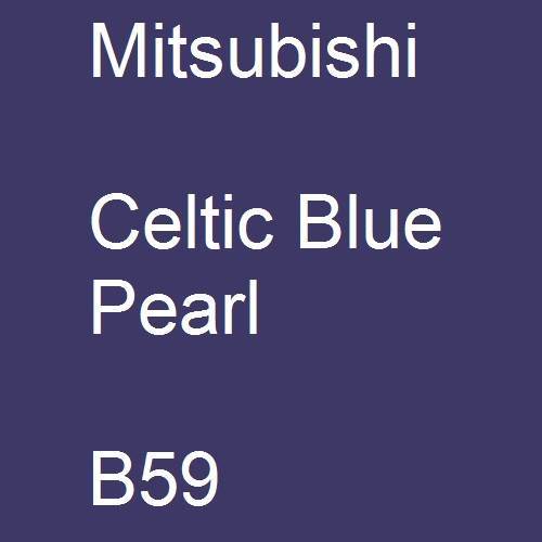 Mitsubishi, Celtic Blue Pearl, B59.